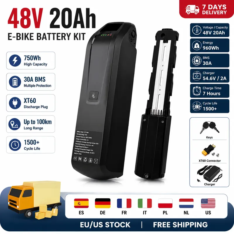 Hailong E-Bike Battery 36V 48V - огляд і ціна Ebike Battery 48V 20Ah Hailong